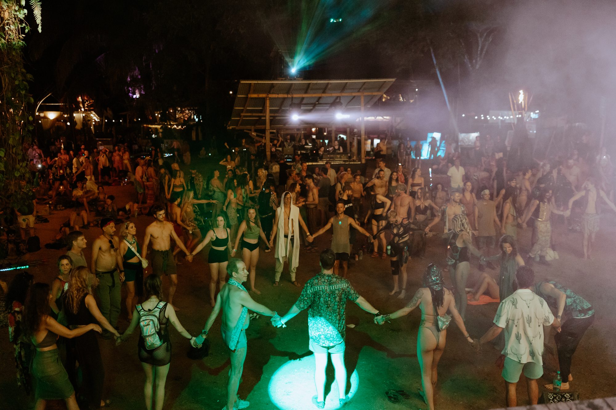 EDM Breathwork at a live event
